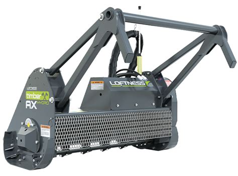 loftness timber ax hydraulic skid-steer mounted brush cutter and shredder|loftness timber ax.